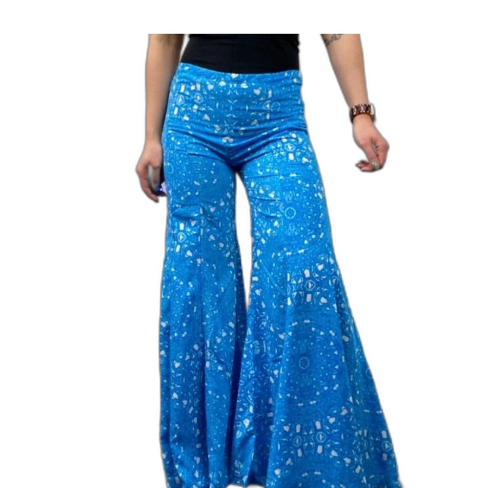 EARTHBOUND Blue Wide Leg Pants
